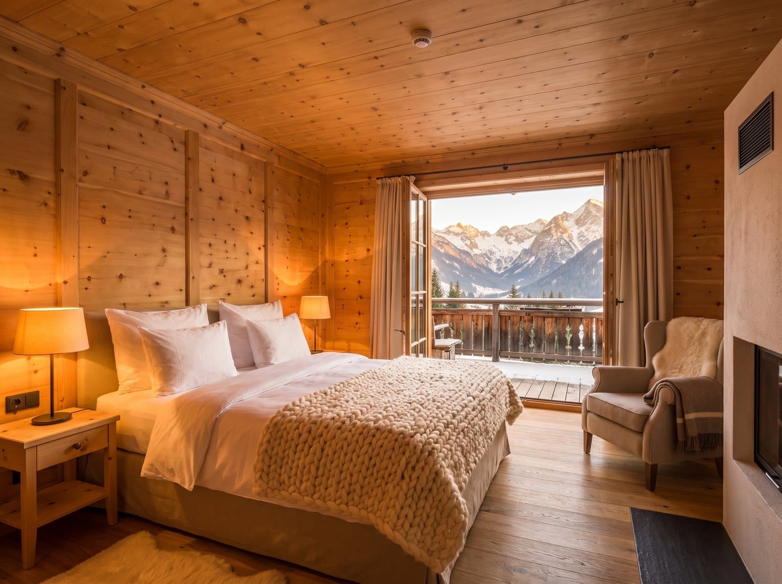 Doppelzimmer Bergblick