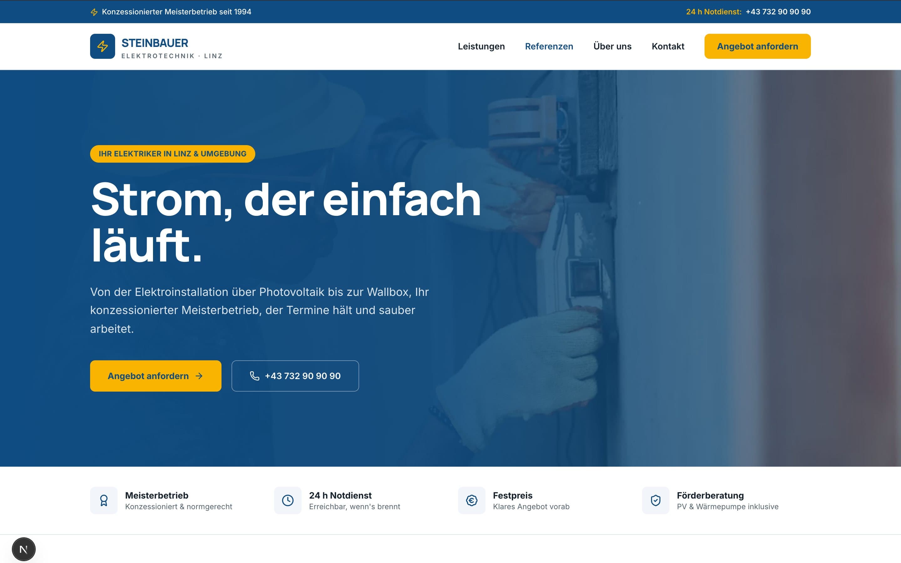 Vorschau: Steinbauer Elektrotechnik